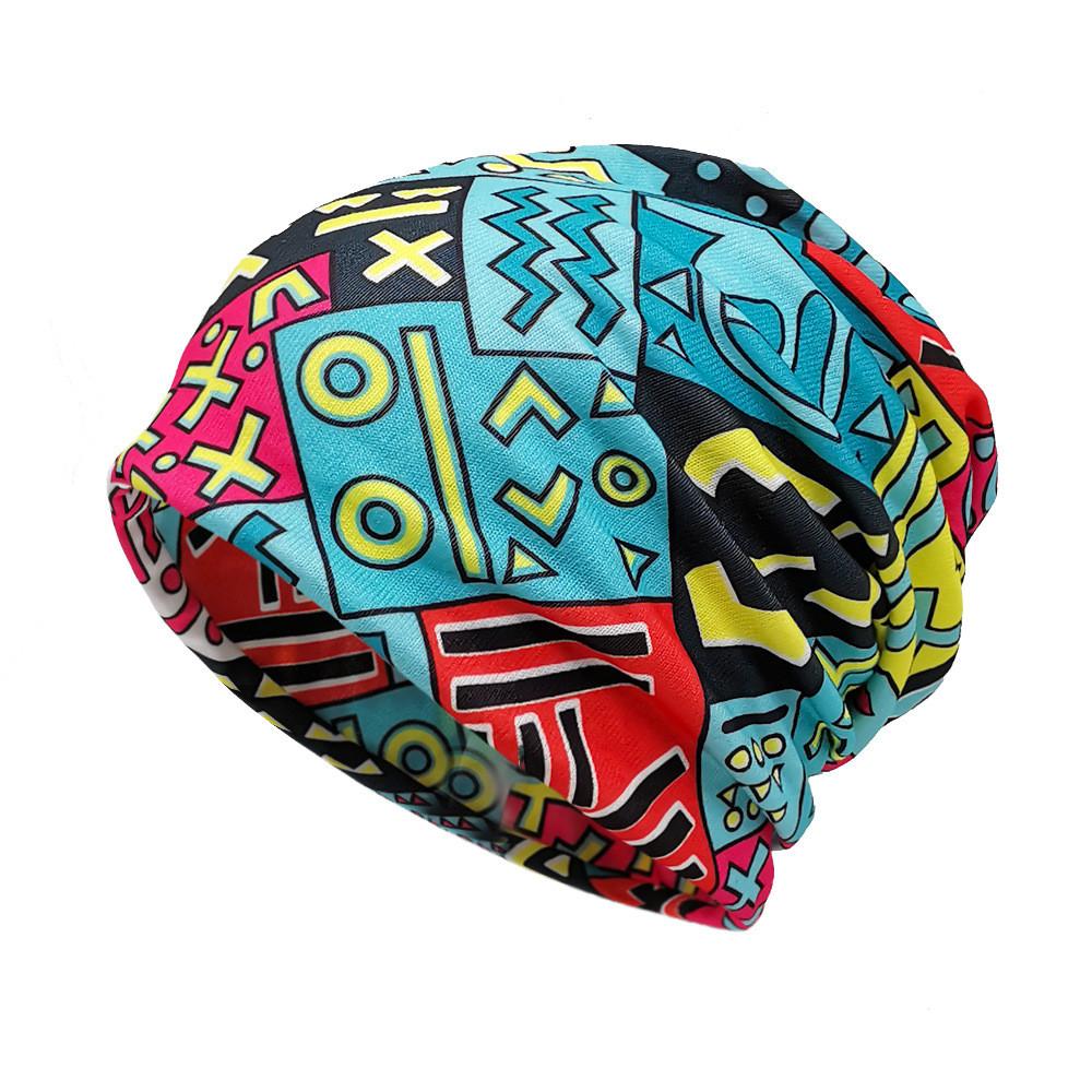 Vintage Style Pullover Cap With Printed Design For Casual Winter Outfits