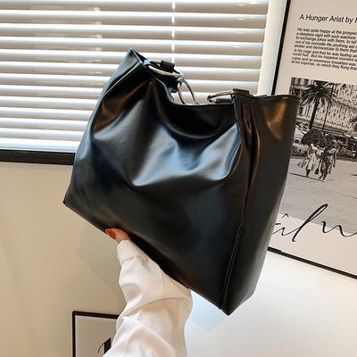 Large-capacity Bag Women's 2025 New Trendy Fashion Simple Tote Bag Student Class Shoulder Messenger Bag