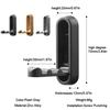 4pcs Zinc Alloy Coat Hook Wall Mount Durable Alloy Construction Space-saving For Bathroom