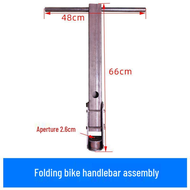 Portable Electric Hand Truck with Folding Front Steering and Double Wheel Assembly