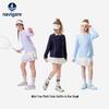 Navigare Girls' Long-Sleeve POLO Shirt