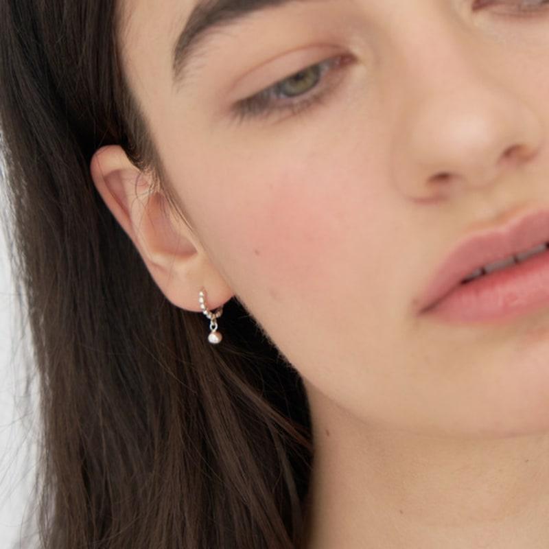 STILL INSTANT Sea Bubble One-touch Earring