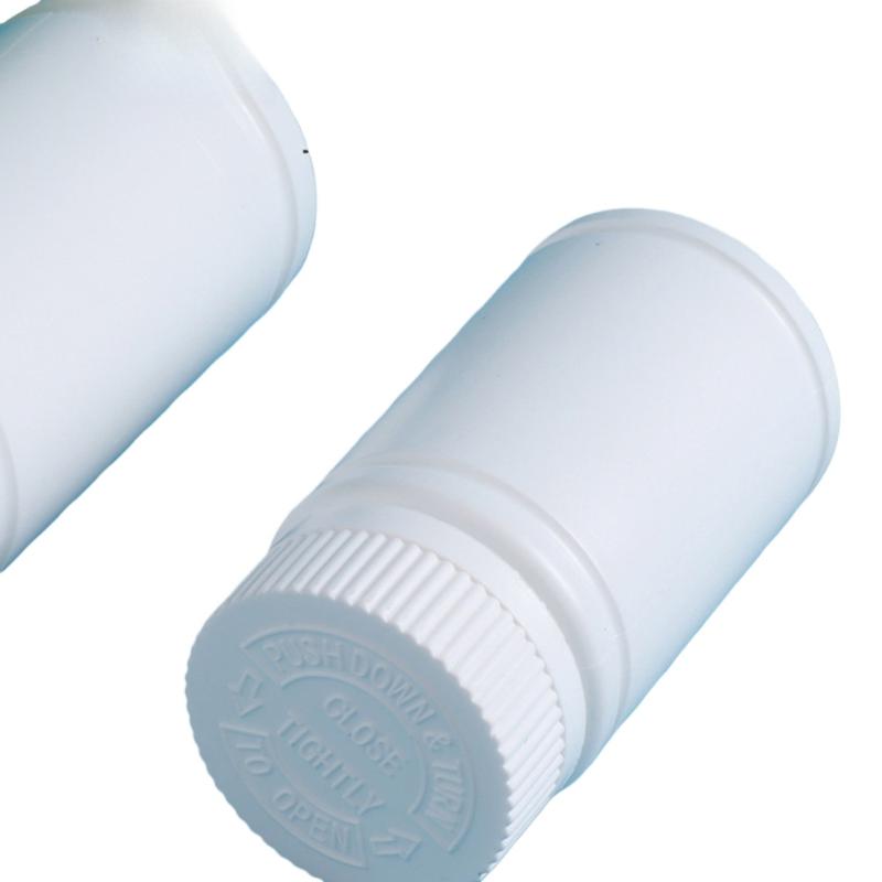 10Pcs 20-225Ml Pill Vials Tablet Capsule Solid Powder Portable Containers Plastic Hdpe White Empty Seal Bottles