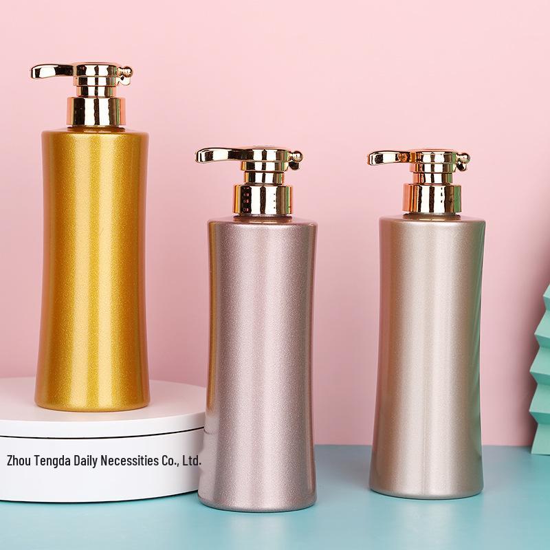 Premium 500ml Refillable PET Bottle with Press-top for Shampoo, Lotion, and Body Wash