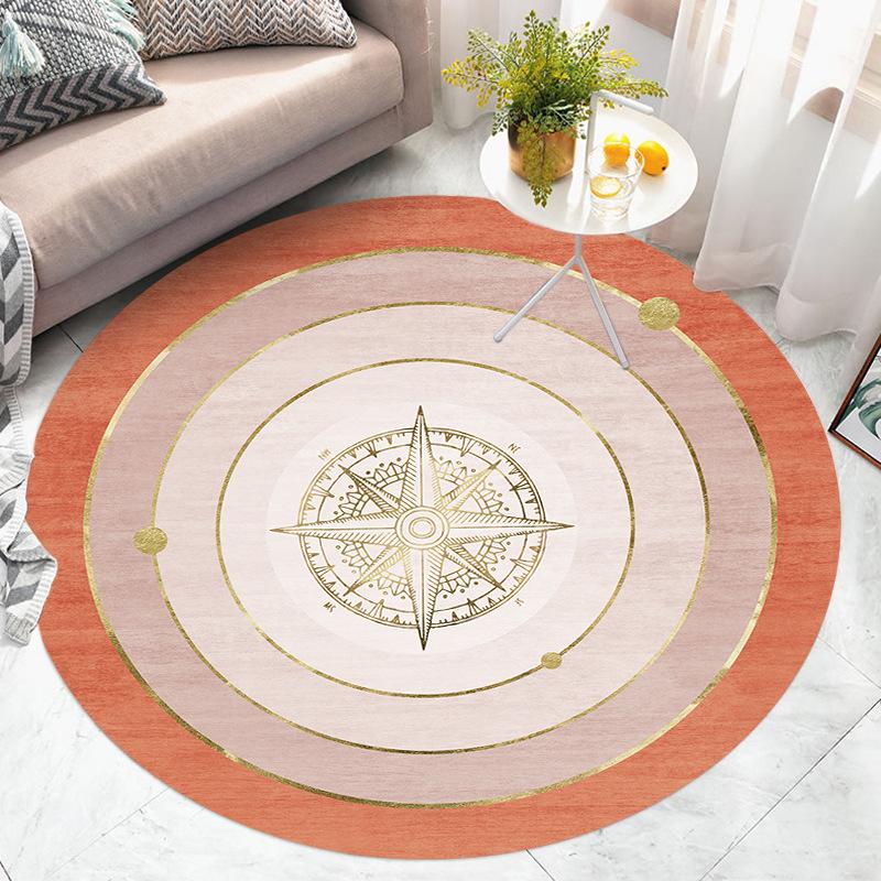 

Круглий килим для вітальні. Товсті килими для ліжок. М’які протиковзкі круглі килимки. Килимок для фарбування. diameter 100CM