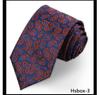 Men's High-End Floral Multi-Black Cashew Print 8cm Tie