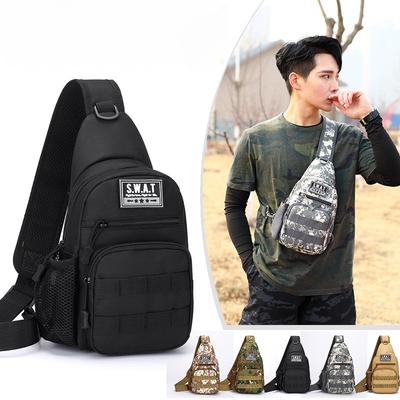 Fishing Molle Crossbody Bags Shoulder Bag Sling Sport Travel Chest Bag for Men Women Hunting Camping Equipment Bag