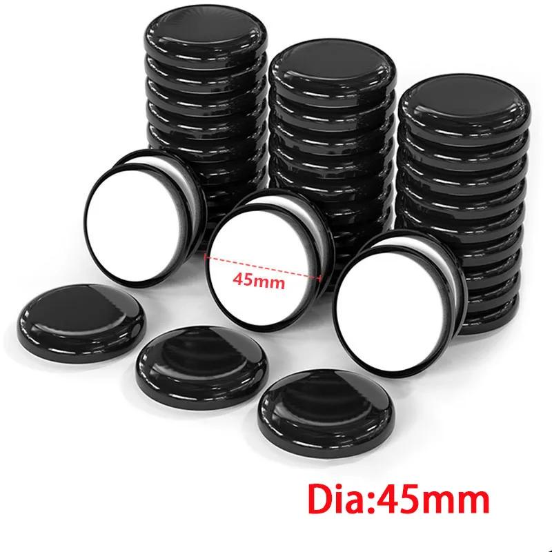 20Pcs Black PE Sliding Pad Self-Adhesive Mobile Sliding Pad Silent Wear-Resistant Furniture Table&Chair Foot Pad Protective