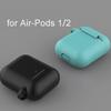 Silicone Mini Earphone Protective Case Storage Box with Lanyard for Air-Pods 1 2