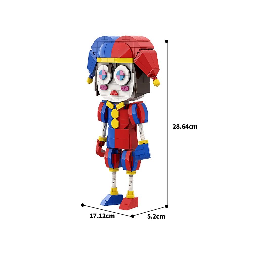 Elegant Box Hot The Amazing Digital Circus Pomni Jax Joker Rabbit Building Block Set DIY Model Toys Kids Birthday 2024 Gift