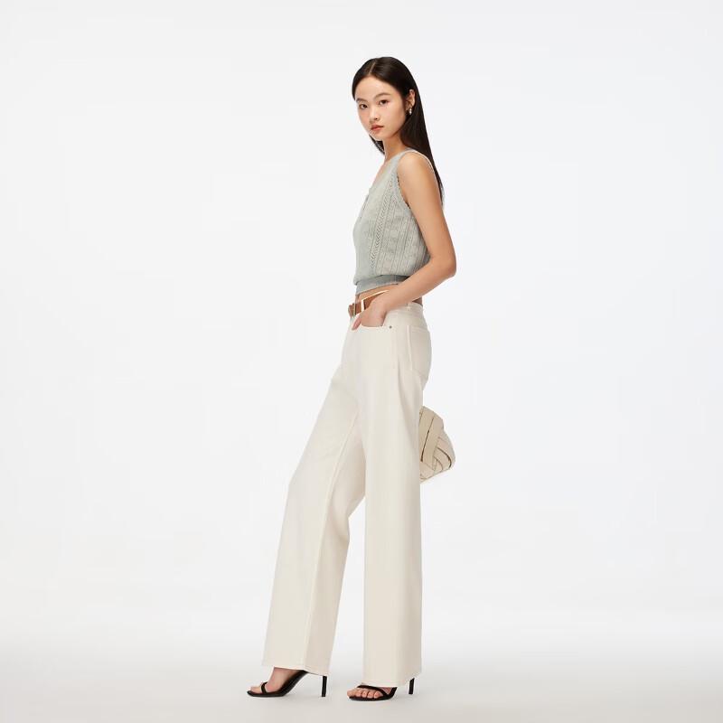 VEROMODA 2025 Autumn Wavy Edge Sleeveless Knit Vest