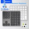 Dual Mode Numeric Keypad 2.4G Wireless Keyboard Bluetooth 5.0 Keyboard Digital Keyboard 300mAh Battery Rechargeable Numpad