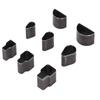 8Pcs Leather Cutting Die Set Oval Semicircle Quadrate Waterdrop Shaped Manual Punching Molding