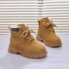 Children Warm Boots with Thick Fur Kids Short Boots Plush Comfortable  Winter Boys Girls Ankle Boots Soft Bottom Non-slip