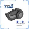 Motorcycle Helmet Headset 800m Double Bluetooth Intercom Suitable for Riding Communication Motorcycle Stereo Intercom