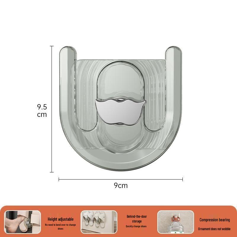 Punch-Free Bathroom Slipper Rack