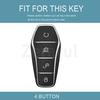 Soft Tpu Remote 4 Buttons Control Protect Cover For Byd Qin Plusdmi Atto 3 Han Ev Dolphin New Car Key Case Durable Accessories