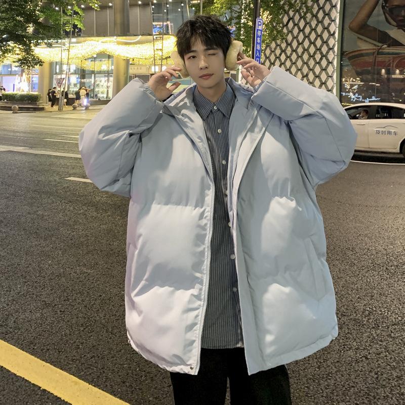 Cotton Clothes Men's Season New Thickened Loose Versatile Hooded Bread Clothes Cotton Clothes Student Jacket