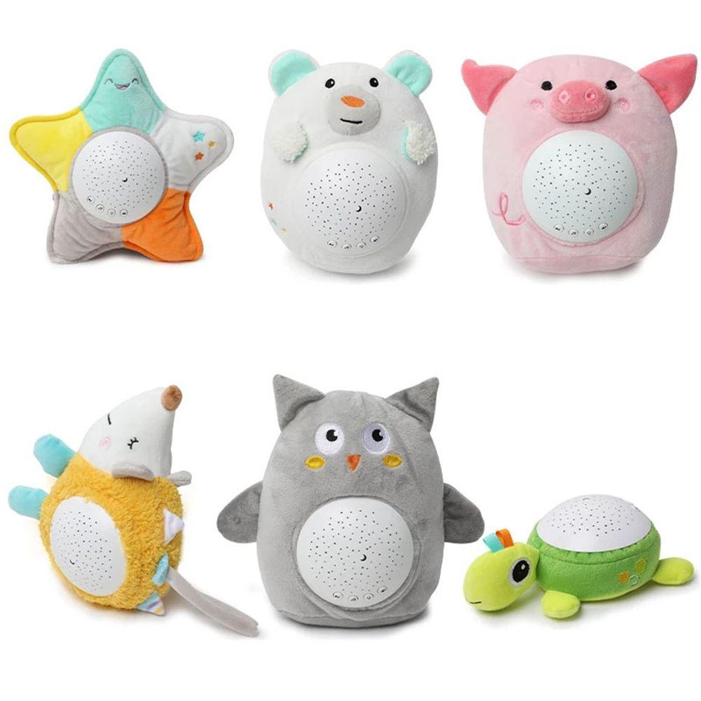 With Music&Light Kids Soft Toys Animal Plush Toys Star Stuffed Toy Led Night Lamp Plush Doll