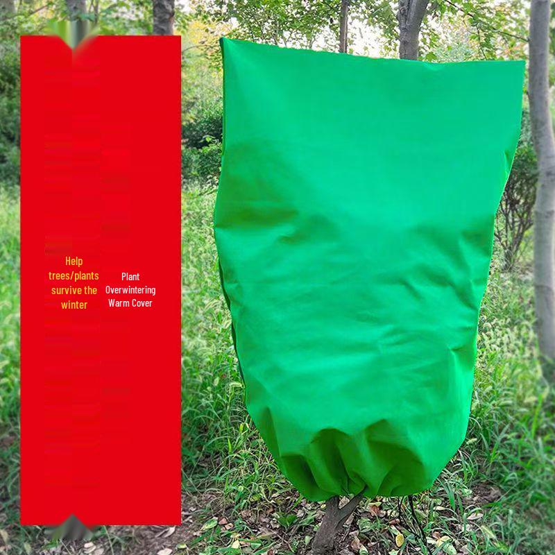 Thickened Winter Cold-Proof Insulation Cover for Plants, Trees & Flowers; Non-Woven, Freeze-Resistant.