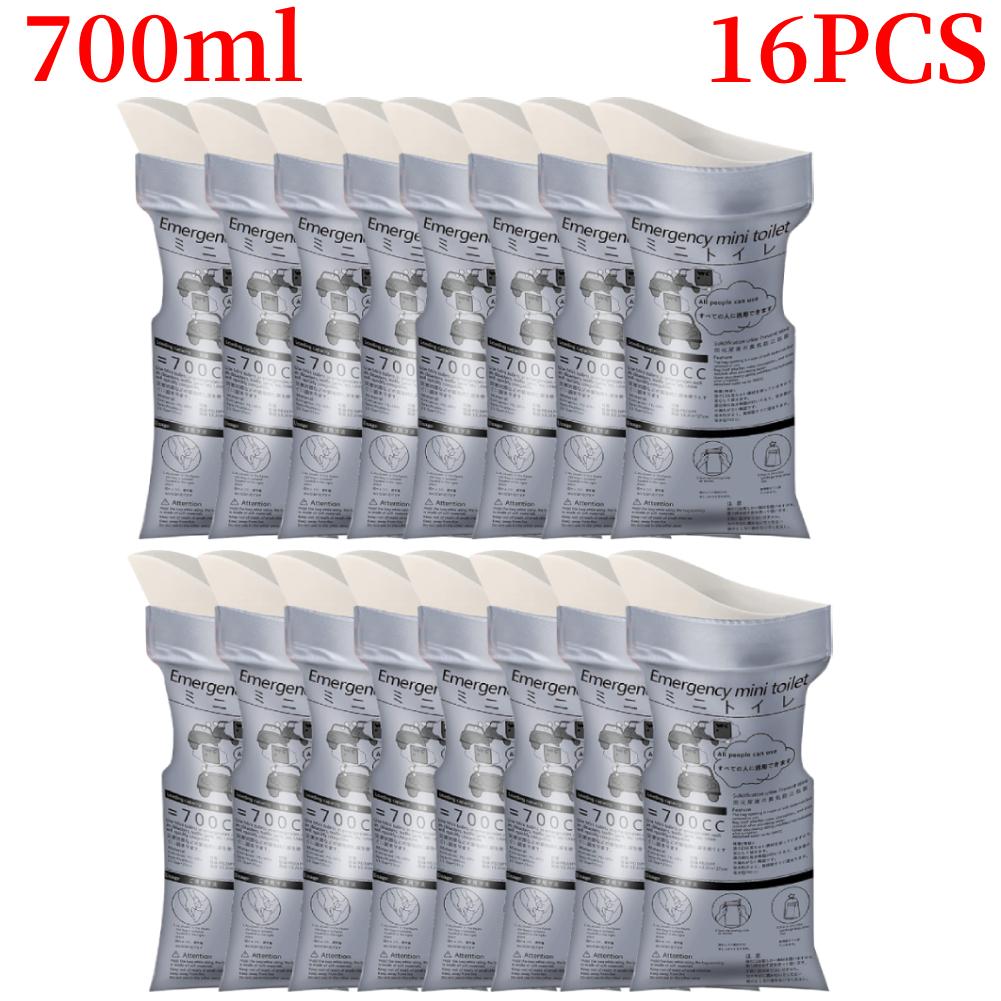 4-32 Stück Tragbare Notfall-Urinalbeutel Outdoor Camping Pinkelbeutel Einweg Reise Erbrochenenbeutel Mobile Toilette für Männer Frauen Kinder