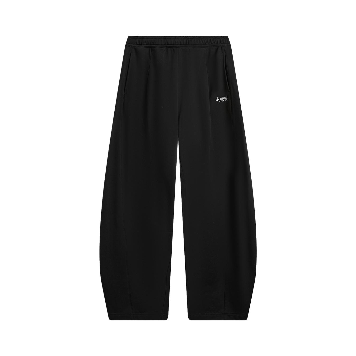 Спортивный стиль жизни Li Ning Серия Буквенный бренд Логотип Вышитые спортивные штаны Женские брюки AKLW288-2 XS