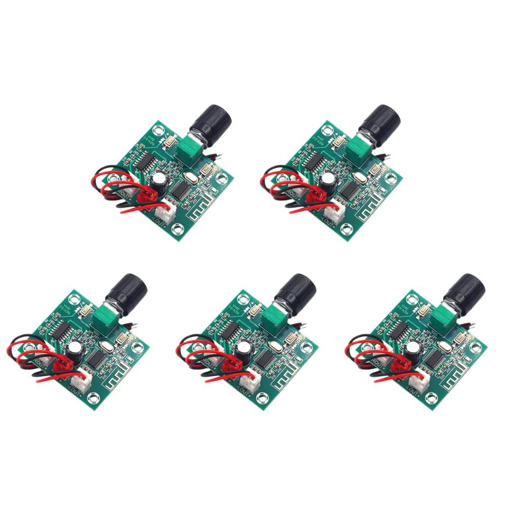 1-10 Stück XH-A158 PAM8403 2x5W Bluetooth 5.0 DC 5V Zweikanal-Audioverstärkerplatine Ultra Klare Drahtlose Lautsprecherverstärkerplatine