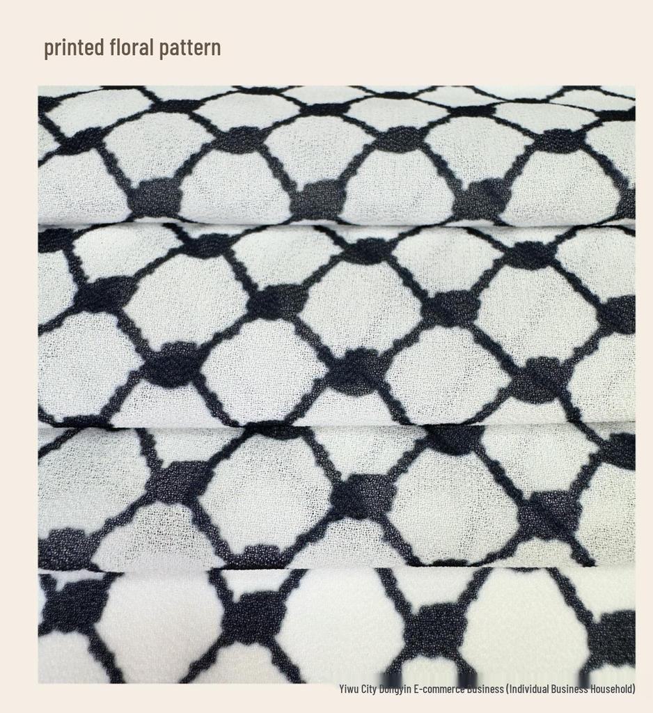 Chiffon Printed Versatile Hijab - Arabic, Dubai, Turkish, Palestinian Style