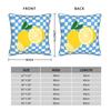 Fruit Lemon  Pillow Cover  Vintage Pillow Case For Couch Sofa Bedroom Comfy Cushion Cover Birthday Gift
