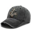 Embroidered Riveted Sea Baseball Cap Men Spring Fall Cowboy Outdoor Shade Travel