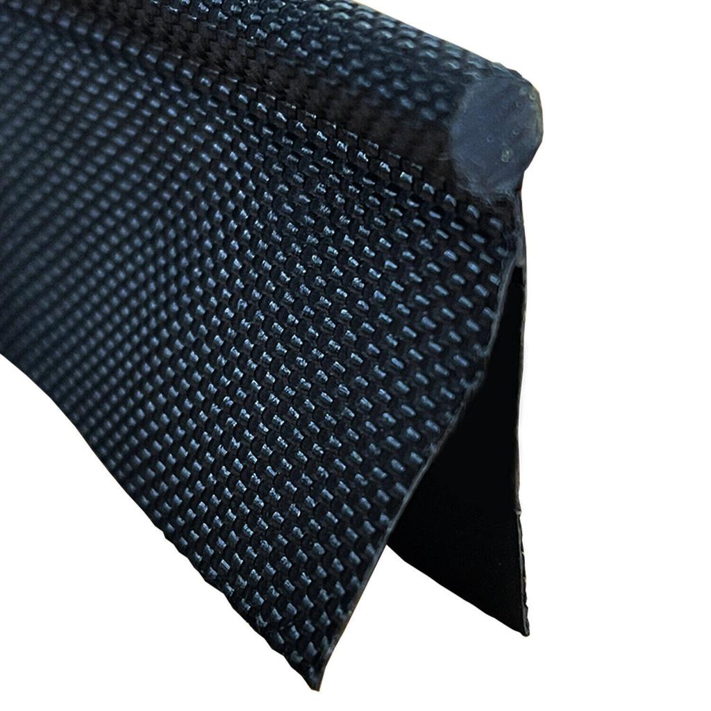 Potrubí kolejnice markýzy 6mm dvojitá klapka Šedé PVC jádro Keder Kemp/stan/markýzy/stany