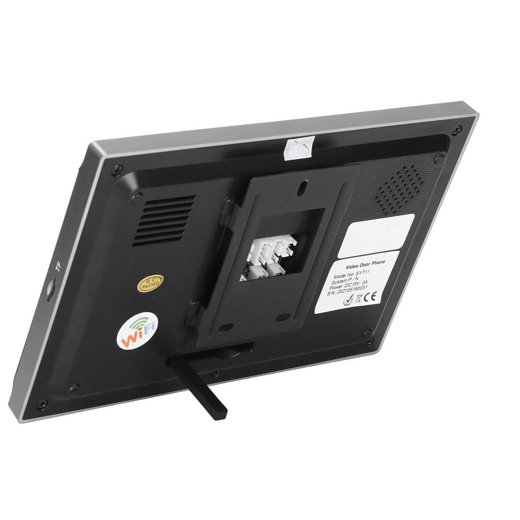 Wired Video Intercom System 7 Inch WiFi 1080P Wired Video Doorbell with IC Access Control Function