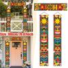 Hawaiian Party Decoration Banner, Luo Festival Couplet, Carnival, Beach Partys Decoration, Hanging Flag