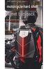 LED Motorcycle Riding Backpack - Double Shoulder Helmet & Computer Bag for Men & Women with Hard Shell