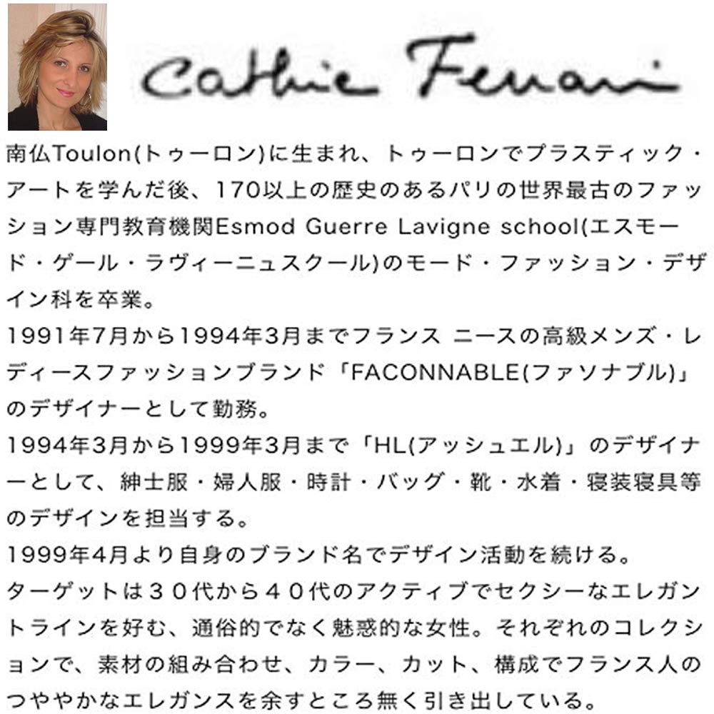 Cathie Ferrari Handbag with Shoulder Black Women's Strap, 2-Way,