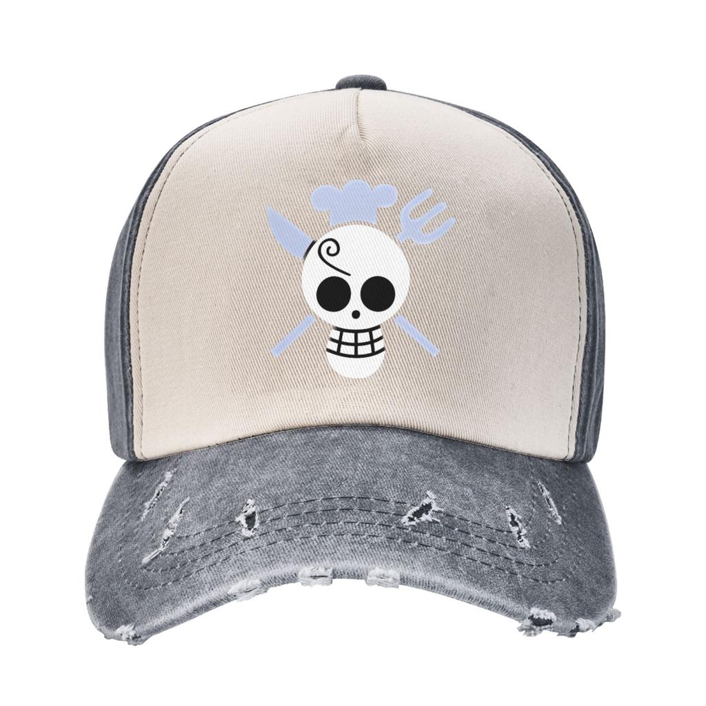 One Piece Straw Hat Baseball Cap Vintage Distressed Washed  Sun Cap Unisex Style Outdoor All Seasons Travel Adjustable Caps Hat