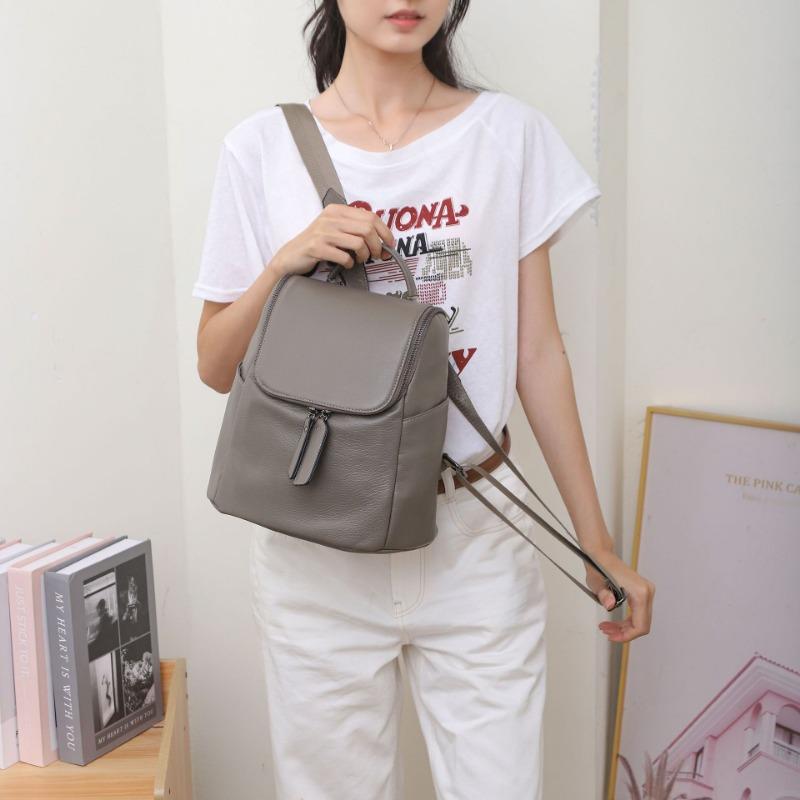 

Натуральная кожа рюкзак женская сумка дорожная сумка модная студенческая школьная сумка большой емкости One Size