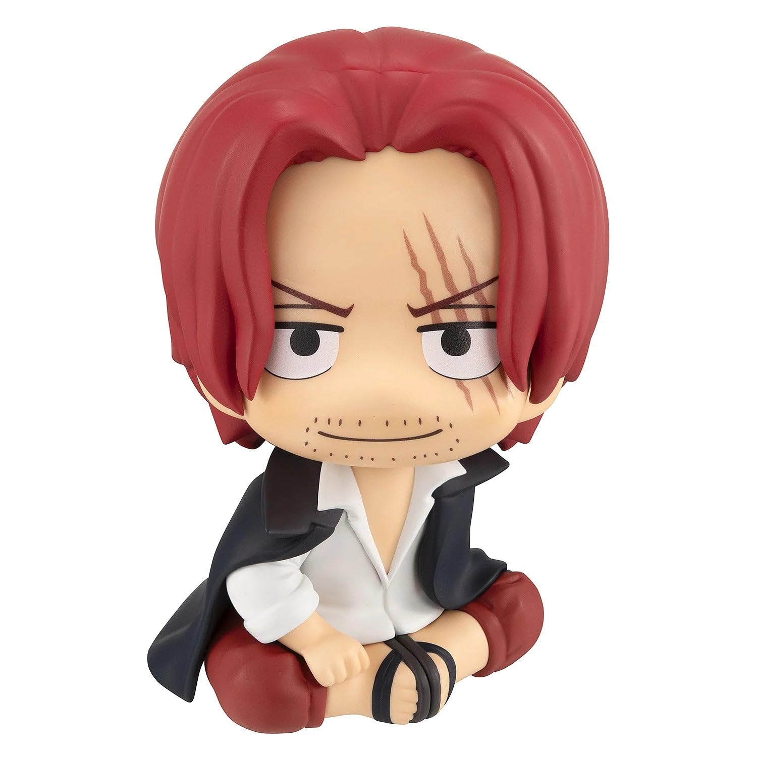 Rukappu ONE PIECE Shanks Approximately 110mm PVC Painted Movable Figure
