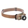 Mini Headlamp Type C USB Rechargeable Brown IPX4 Waterproof Lightweight Portable Headlight for Camping