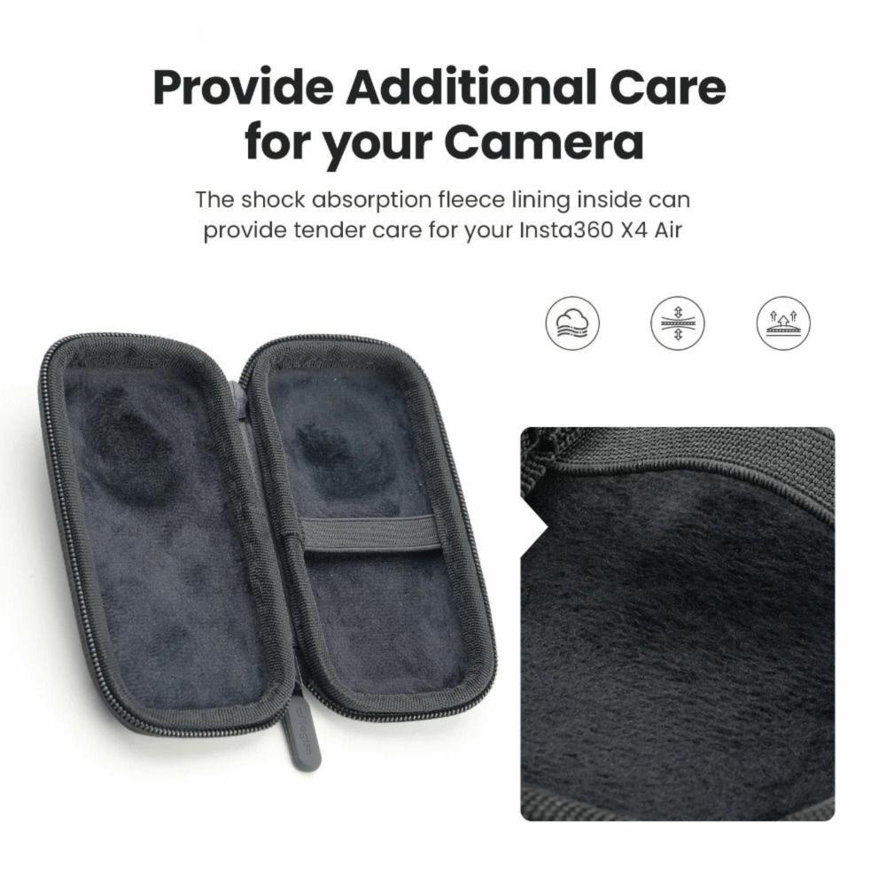 Storable Camera Case EVA Lens Guards Portable Camera Storage Bag for Insta360 X4 Air/X4/X5 Camera