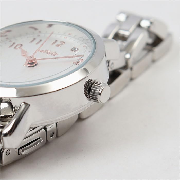 Fine pink Nickel-free watch, gold.