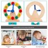 Montessori Educational Clock: Early Learning Math and Number Recognition Toy for Children