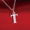 26 letters 925 sterling silver Necklace Pendant Shining 5A Zircon for Women Fashion Wedding Engagement Jewelry GiftsGood product