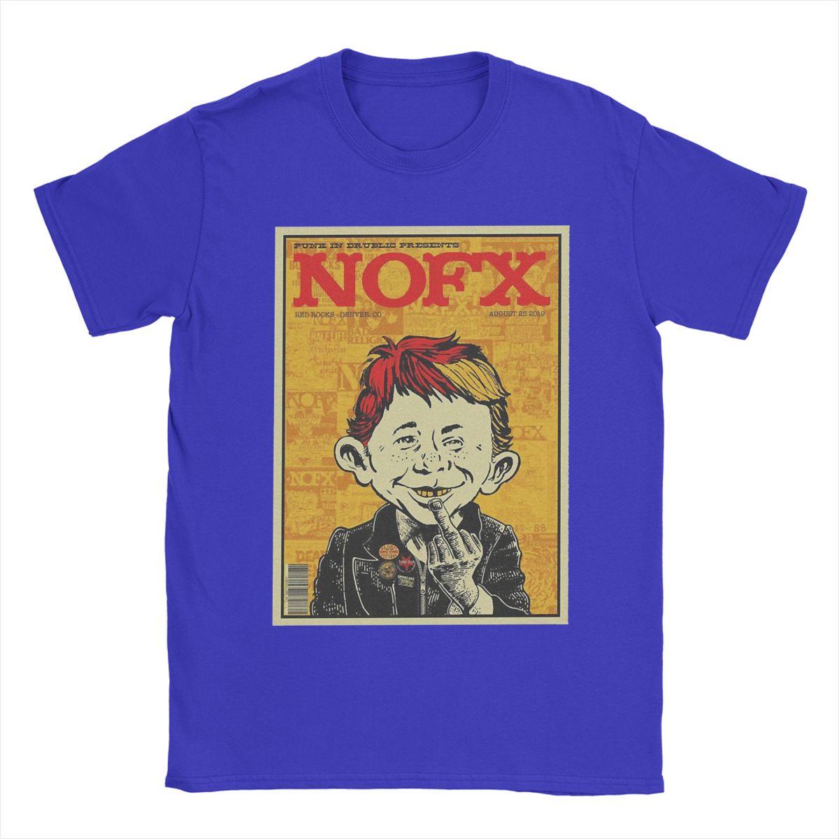 

Funny Nofx Punk In Drublic T-Shirts Men Round Neck 100% Cotton T Shirts Short Sleeve Tees Gift Idea Clothes L