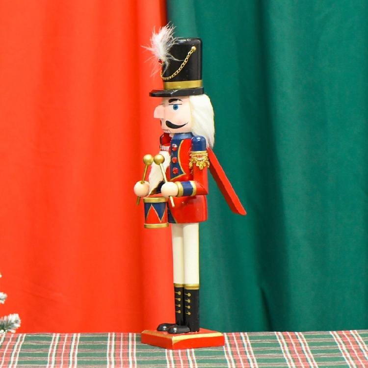 Mehrzweck Nussknacker Soldaten für Weihnachtsornament Handbemalte Holzdekorationen Tragbar für den Haushaltsgebrauch