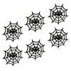 LEDMOMO 6-Piece Spider Web Napkin Rings, Halloween Napkin Rings, Alloy Spider Net Napkin Holders, Halloween Table Decor ()