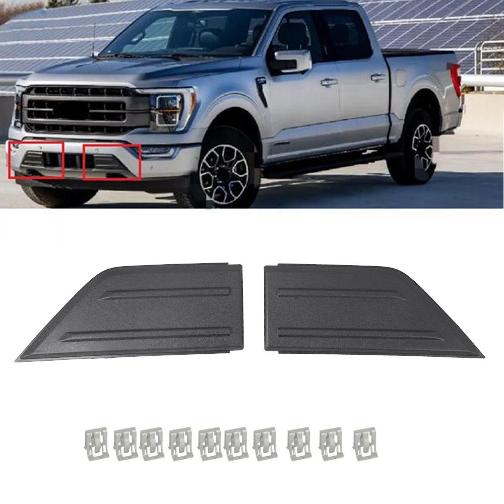 1 Pair Front Bumper Corner Cover Trim Left & Right For Ford F-150 2021 2022 2023