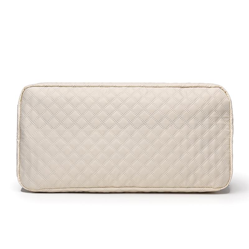 Solid Color Unisex Travel Luggage Zipper Tote Bag, Multifunctional With Independent Shoe Compartment, Large Capacity For Easy Outdoor Storage