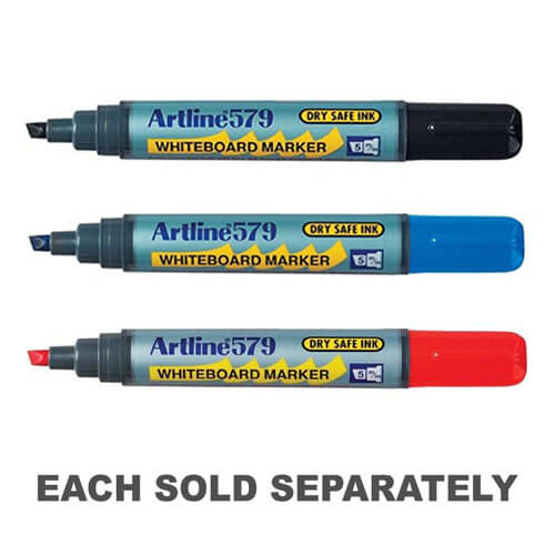 Artline Whiteboard 5mm Zkosený hrot Marker (Krabice 12)