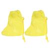 Waterproof Dustproof Anti Static Shoe Covers Chemical Safety Boots Protectors Yellow